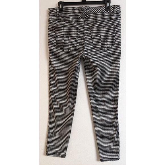 Tripp NYC Daang Goodman Black & White Houndstooth Skinny Leg Punk Jeans 11 - Picture 4 of 16